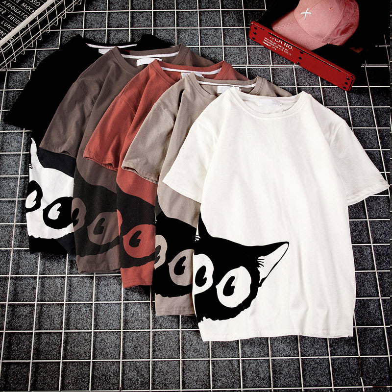 Summer  Couple's Short Sleeve T-Shirt for Men