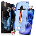 MAGIC JOHN 2 Pack for iPhone 16 6.1 inch Tempered Glass Screen Protector (Not Pro), Auto Dust-Elimination, Bubble Free, Easy Installation, HD Clear
