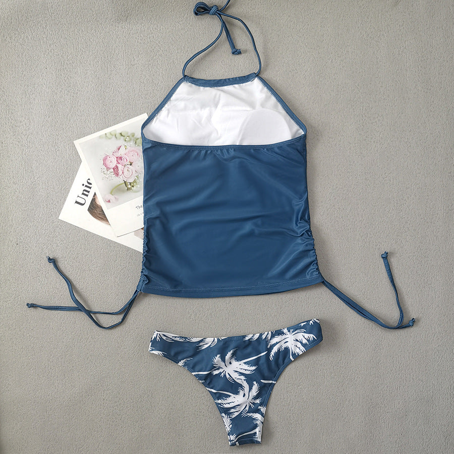 Women's Bikini with Coconut Tree Print