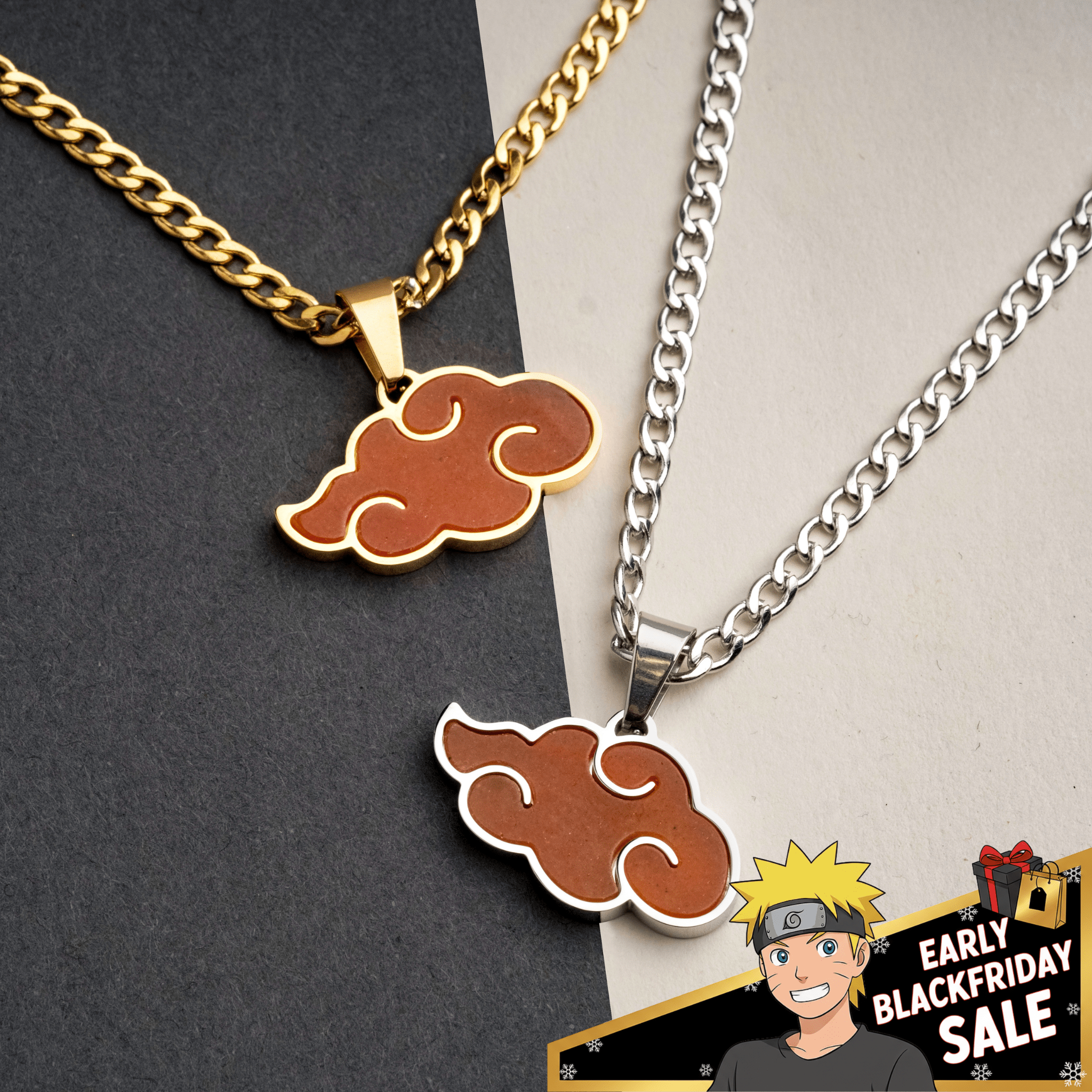 RED Jade Akatsuki Pendant - Naruto